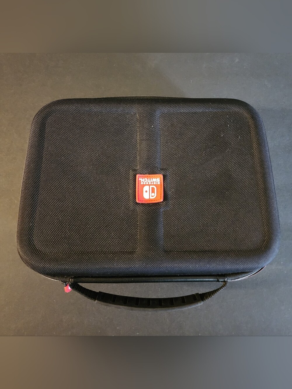 Nintendo Switch Travel Large Equipment Black Bag/Carry Case ONLY , Used Good